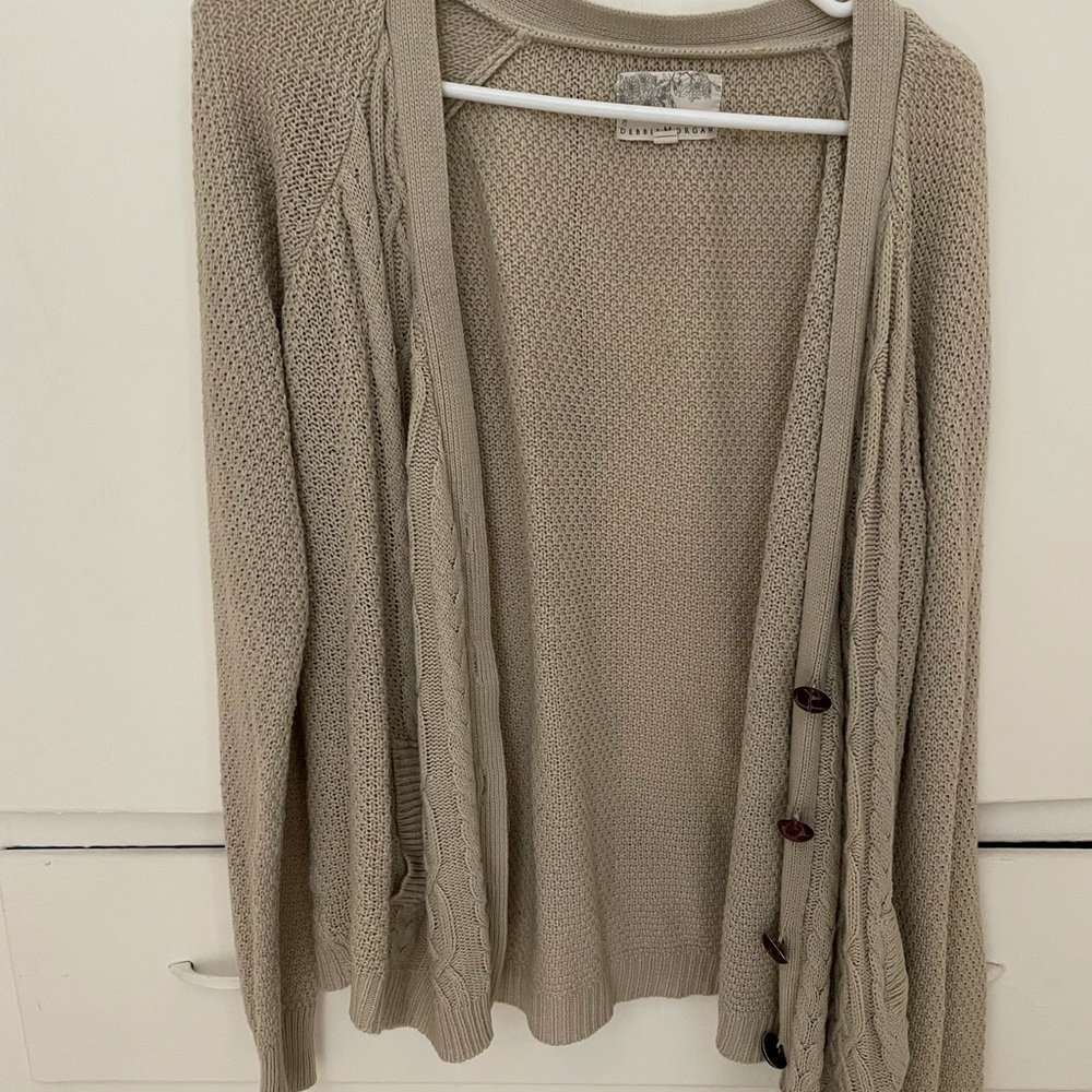 Brown cardigan